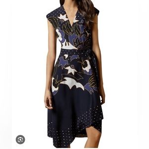 Ted Baker NWT Saretti Masquerade Wrap Dress Size 1 (2-4)